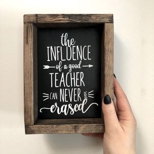 Custom teacher appreciation signs